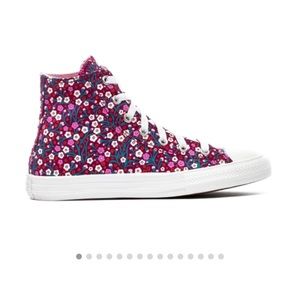 Floral High Top Converse